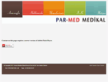 Tablet Screenshot of parmedmedikal.com